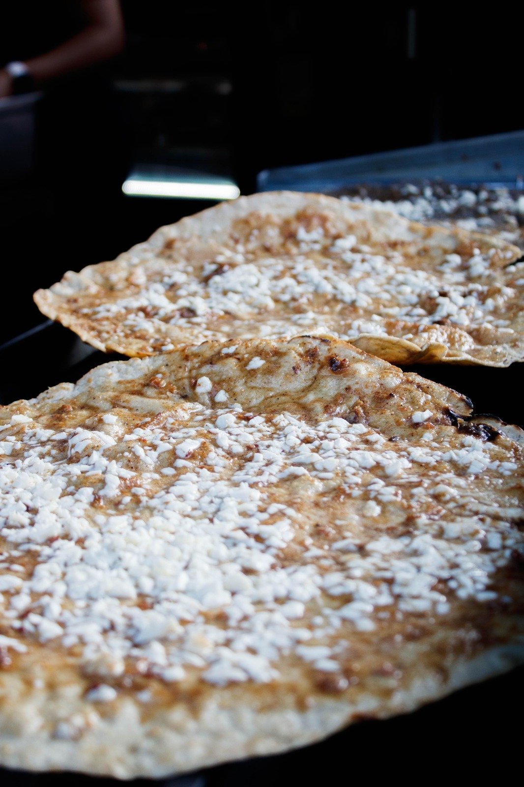 Tlayudas al carbón